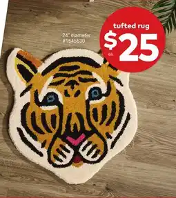 Giant Tiger tufted rug offer