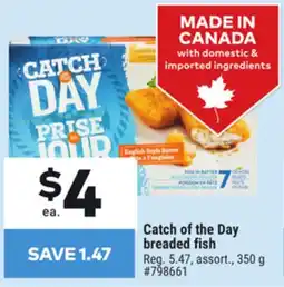 Giant Tiger Catch of the Day Breaded Fish offer