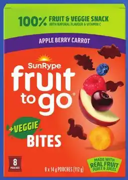 Giant Tiger Fruit to Go Bites offer