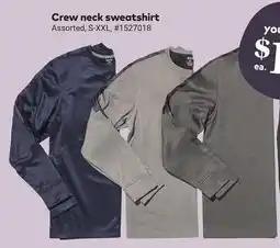 Giant Tiger Crew neck sweatshirt offer