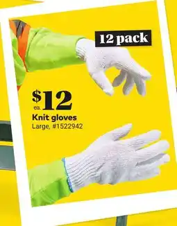 Giant Tiger Knit gloves offer