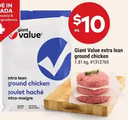 Giant Tiger Giant Value extra ra lean lean ground chicken offer