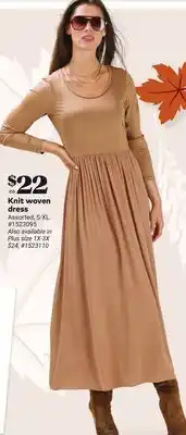Giant Tiger Knit woven dress offer