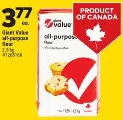 Giant Tiger Giant Value all-purpose flour offer