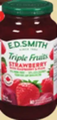 Giant Tiger E.D. Smith Triple Fruits spread offer