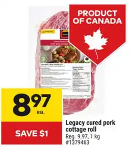 Giant Tiger Legacy cured pork cottage roll offer