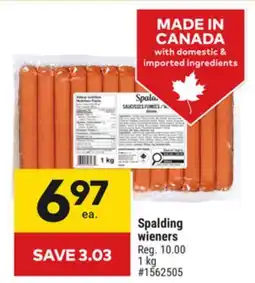 Giant Tiger Spalding wieners offer