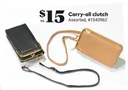 Giant Tiger Carry-all clutch offer