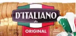 Giant Tiger D'Italiano bread or buns offer