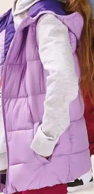 Giant Tiger Girls or boys hooded puffer vest offer