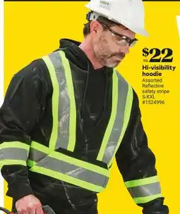 Giant Tiger Hi-visibility hoodie offer