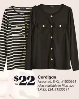 Giant Tiger Cardigan offer