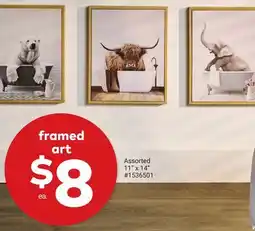 Giant Tiger framed art offer