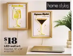 Giant Tiger LED wall art offer