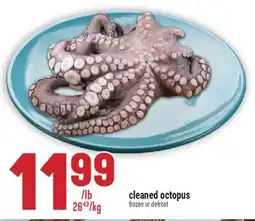 Marché Adonis Cleaned octopus offer