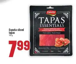 Marché Adonis Espuña sliced tapas offer