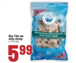 Marché Adonis Blue Tide raw white shrimp offer