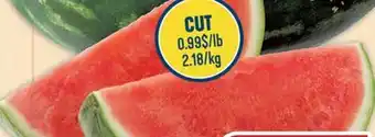 Marché Adonis Seedless cut watermelon offer