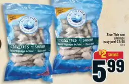 Marché Adonis Blue Tide raw shrimps easy peel 31/40 offer