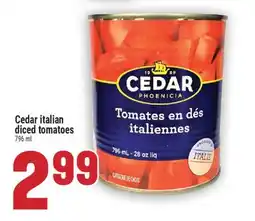 Marché Adonis Cedar italian diced tomatoes offer