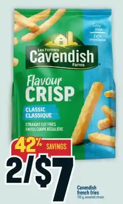 Marché Adonis Cavendish french fries offer