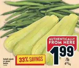 Marché Adonis baladi sqash or green beans offer