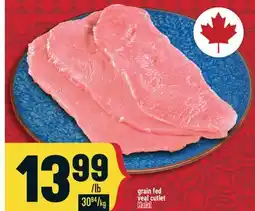 Marché Adonis Grain fed veal cutlet Halal offer