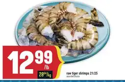 Marché Adonis Raw tiger shrimps 21/25 offer