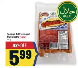 Marché Adonis Solmaz fully cooked frankfurter Halal offer
