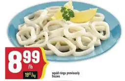 Marché Adonis Squid rings previously frozen offer