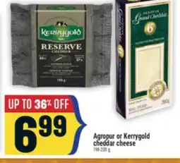 Marché Adonis Agropur or Kerrygold cheddar cheese offer