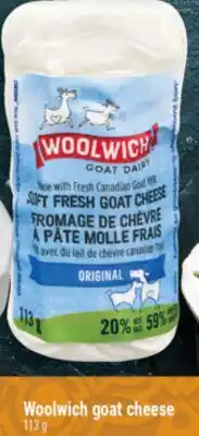 Marché Adonis Woolwich goat cheese offer