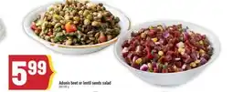Marché Adonis ADONIS BEET OR LENTIL SEEDS SALAD offer