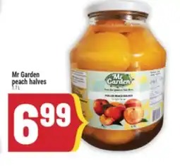 Marché Adonis Mr Garden peach halves offer