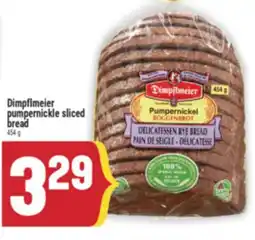 Marché Adonis DIMPFLMEIER PUMPERNICKLE SLICED BREAD offer