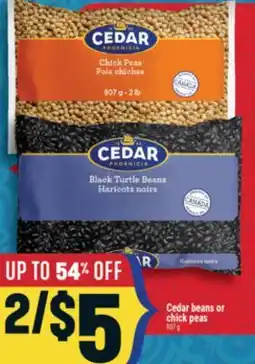 Marché Adonis Cedar beans or chick peas offer
