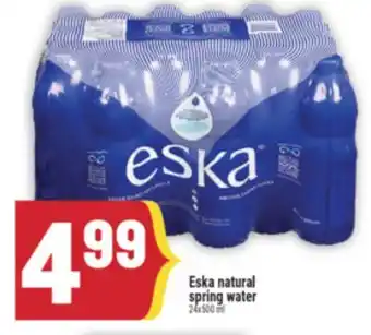 Marché Adonis Eska natural spring water offer