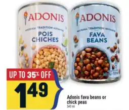 Marché Adonis Adonis fava beans or chick peas offer