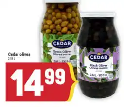 Marché Adonis Cedar olives offer