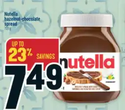 Marché Adonis Nutella hazelnut-chocolate spread offer