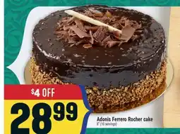 Marché Adonis Adonis Ferrero Rocher cake offer
