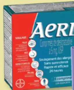 Familiprix AERIUS Allergy, 5 mg, 50 tablets offer