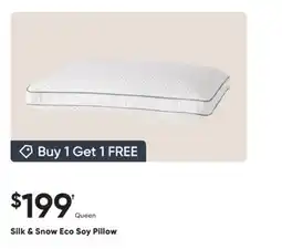 Sleep Country Silk & Snow Eco Soy Pillow offer