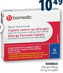 Familiprix BIOMEDIC, Allergy, 25 mg, 36 caplets offer