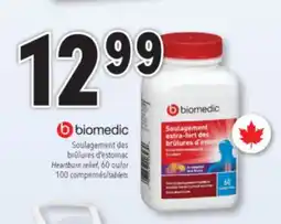 Familiprix BIOMEDIC, Heartburn relief, 60 or 100 tablets offer