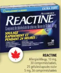 Familiprix REACTINE Allergy offer