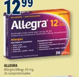 Familiprix ALLEGRA Allergy, 60 mg, 36 tablets offer