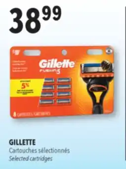 Familiprix GILLETTE Selected cartridges offer