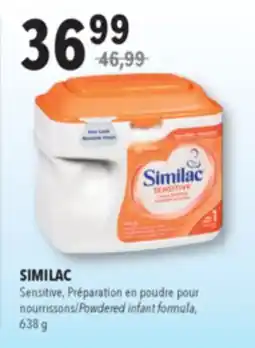 Familiprix SIMILAC, Sensitive, Powdered infant formula, 638 g offer
