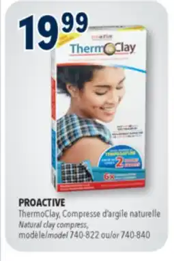 Familiprix PROACTIVE Natural clay compress, model 740-822 or 740-840 offer